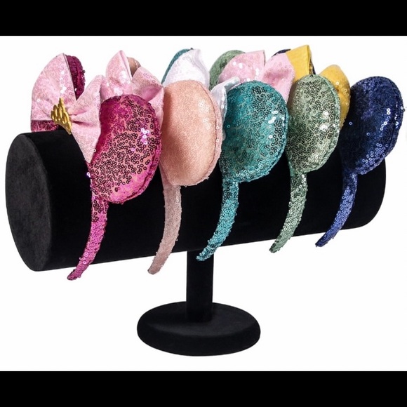 Coward Black T-bar Headband Holder Organizer! - Picture 4 of 5